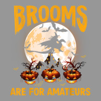 Funny Brooms Are For Amateurs Witch Riding Dragon Halloween T Shirt Women's V-neck T-shirt | Artistshot