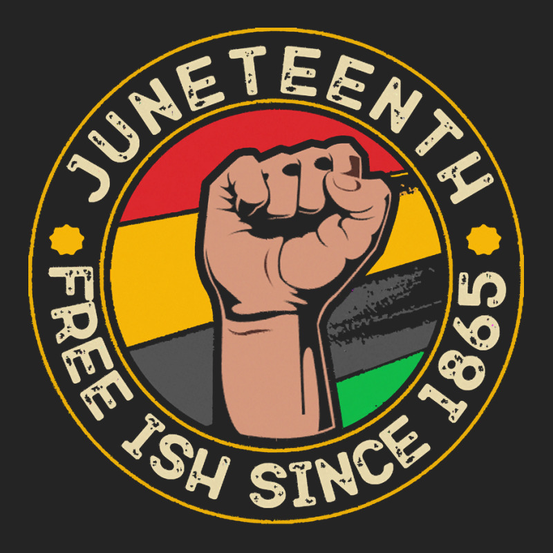 Juneteenth T  Shirt Juneteenth Free Ish Since 1865 Vintage Style T  Sh 3/4 Sleeve Shirt | Artistshot