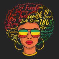 Juneteenth T  Shirt Juneteenth Freedom Day Afro Word Art Black Queen T Unisex Hoodie | Artistshot