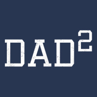 Dad 2   Funny Dad Of Two Outfit Second Time Dad Gift T Shirt Ladies Denim Jacket | Artistshot