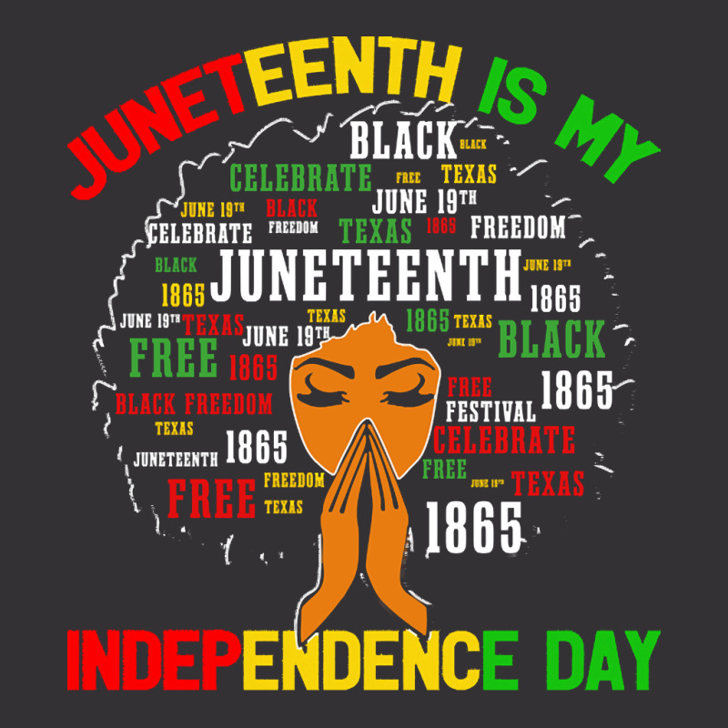 Juneteenth T  Shirt Juneteenth Is My Independence Day Black Queen Wome Vintage Short | Artistshot