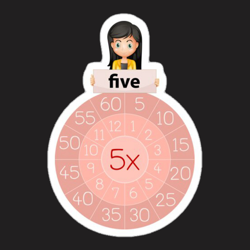 Multiplication Table In Circle For Number Eight 69410143 T-Shirt by kafaa2 | Artistshot