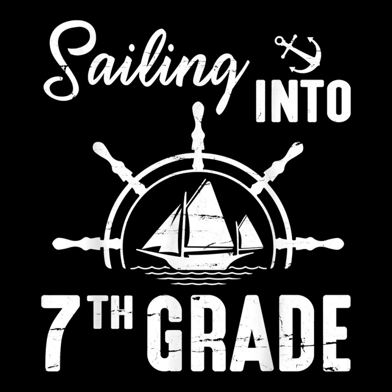 Student Senior Sailing Into 7th Grade Class Of Back School T Shirt Pocket T-shirt | Artistshot