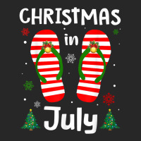 Christmas In July Flip Flops Funny Beach Summer Gifts Girls T Shirt Men's T-shirt Pajama Set | Artistshot