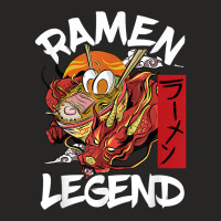 Ramen Legend Japanese Noodle Chinese Dragon Anime Manga Food T Shirt Ladies Fitted T-shirt | Artistshot