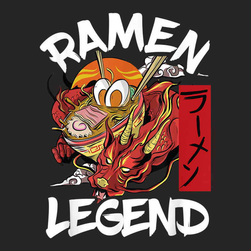 Ramen Legend Japanese Noodle Chinese Dragon Anime Manga Food T Shirt Ladies Fitted T-Shirt by saldeenshakir | Artistshot