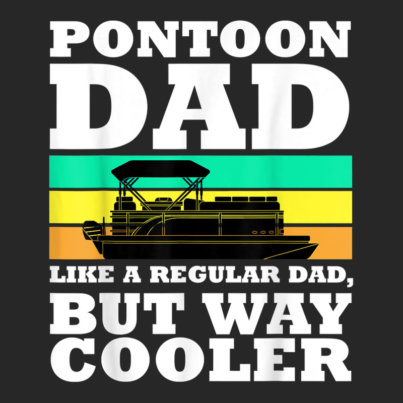 Pontoon Dad Boat Captain Funny Fathers Day Boating T Shirt Men's T-shirt Pajama Set | Artistshot