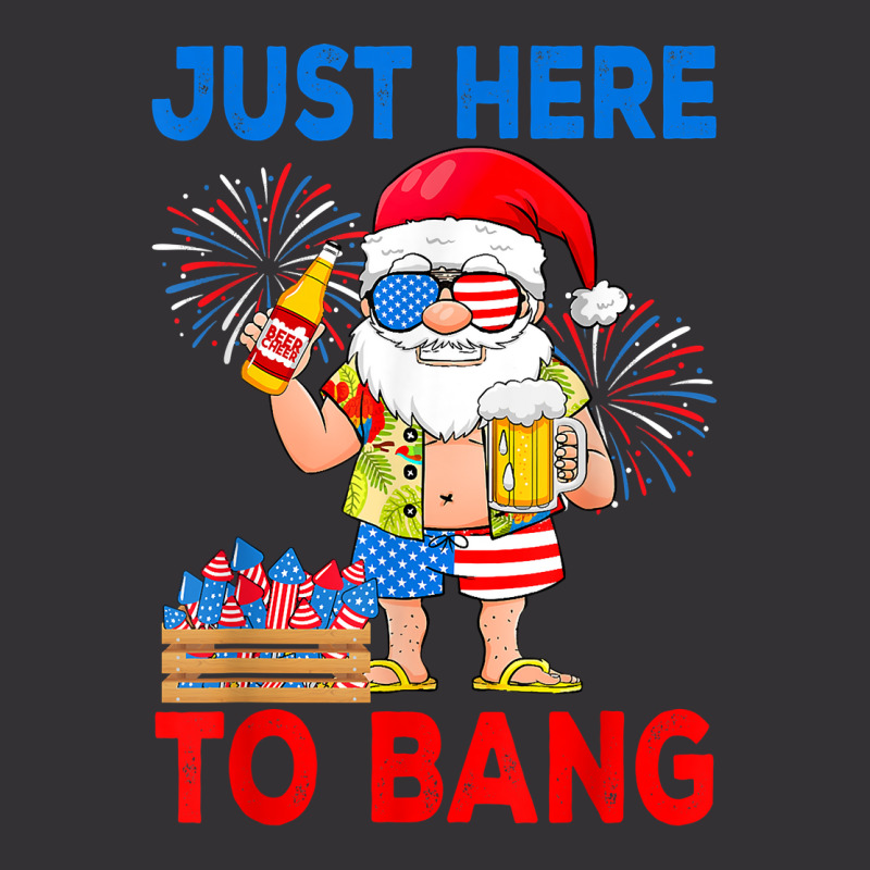 Just Here To Bang Gnomes Lover American Beer Summer Beach T Shirt Vintage Hoodie And Short Set | Artistshot