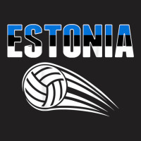 Estonia Volleyball Fans Jersey   Estonian Flag Sport Lovers T Shirt T-shirt | Artistshot