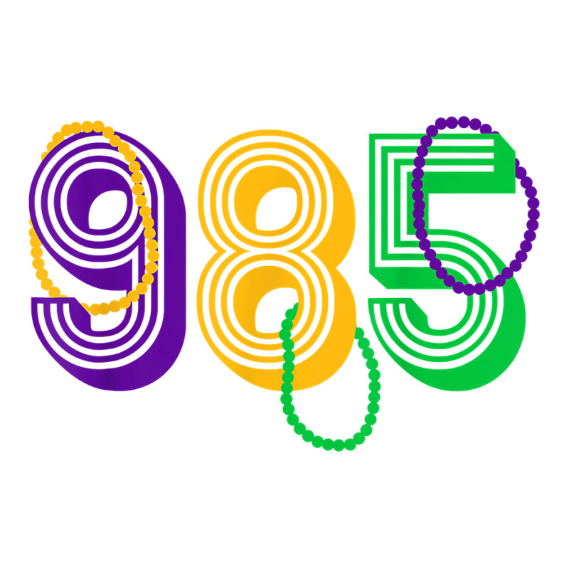 Mardi Gras Parade 985 Area Code Houma Louisiana T Shirt Baby Tee by saldeenshakir | Artistshot