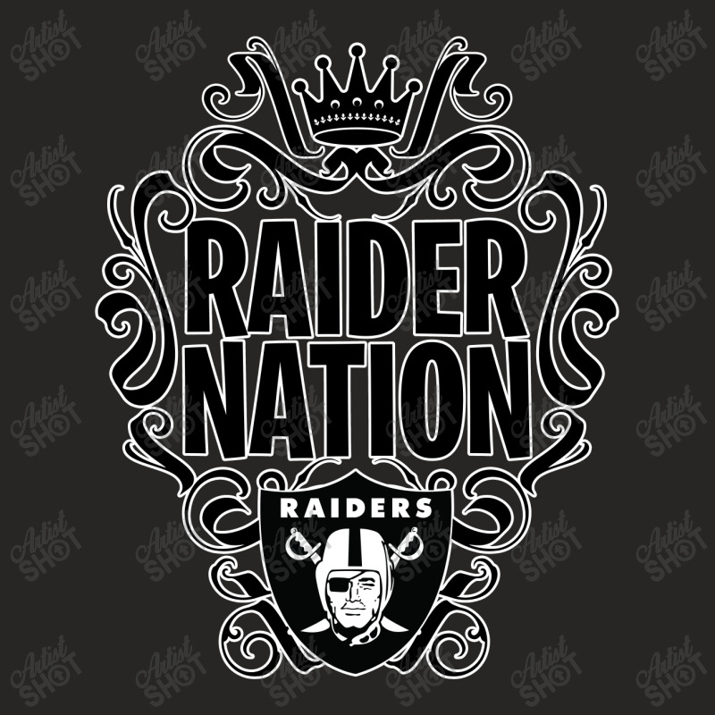 Raider Nation Ladies Fitted T-Shirt by tiococacola | Artistshot