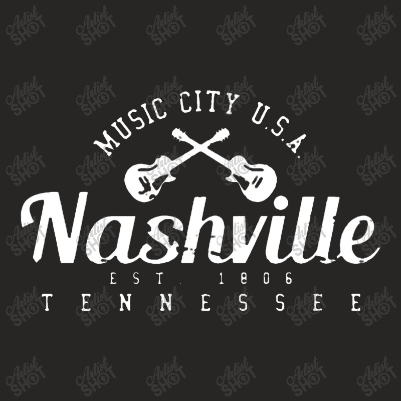 Nashville Tennessee Ladies Fitted T-Shirt by barbarkah | Artistshot