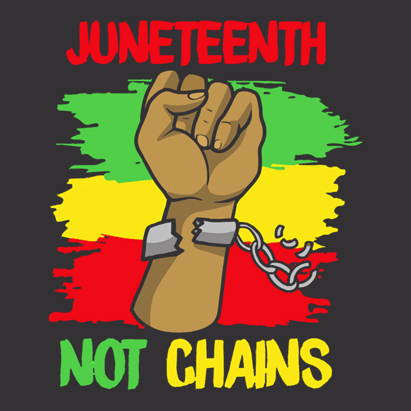 Juneteenth T  Shirt Juneteenth Not Chains   Black June 19 Freedom June Vintage Hoodie And Short Set | Artistshot