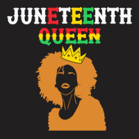 Juneteenth T  Shirt Juneteenth Queen Afro Melanin Black Girl T  Shirt T-shirt | Artistshot