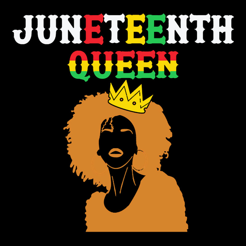 Juneteenth T  Shirt Juneteenth Queen Afro Melanin Black Girl T  Shirt Lightweight Hoodie | Artistshot