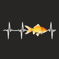 Goldfish Heartbeat For Fishkeeping Aquarium Lovers T Shirt Ladies Fitted T-shirt | Artistshot