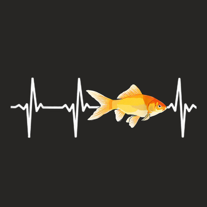 Goldfish Heartbeat For Fishkeeping Aquarium Lovers T Shirt Ladies Fitted T-Shirt by darelychilcoat1989 | Artistshot