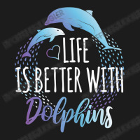 Dolphin Ocean Life Is Better With Dolphins Women Girls Dolphin Lover12 Hoodie & Jogger Set | Artistshot