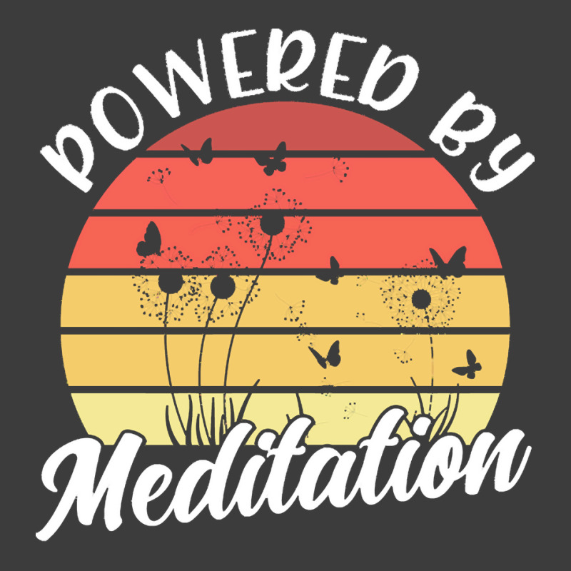 Meditation T  Shirt Powered By Meditation Meditation Spiritual Buddhis Men's Polo Shirt by alexandraturner348 | Artistshot