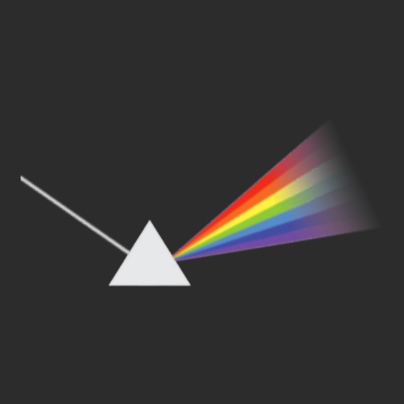 Triangle Shape With White Ray Of Light Rainbow Colors Design Premium T Exclusive T-shirt by jermonmccline | Artistshot