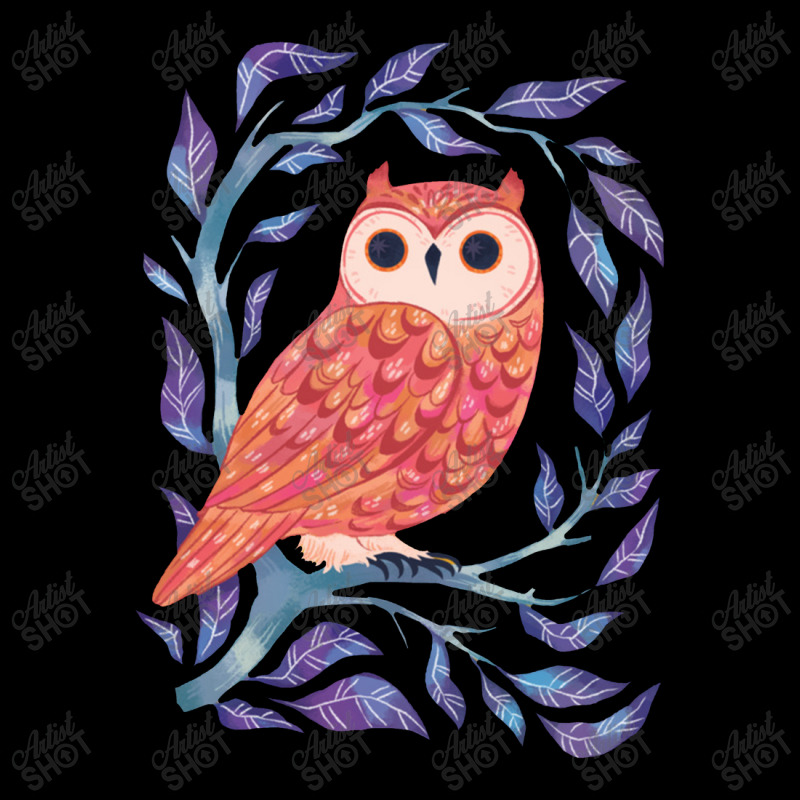 Owl Sitting In A Tree Baby Bibs | Artistshot