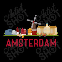 Amsterdam Skyline Cropped Sweater | Artistshot