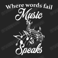 When Words Fail Music Speaks 3/4 Sleeve Shirt | Artistshot