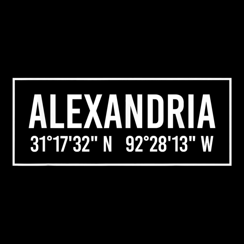 Alexandria La Louisiana Funny City Coordinates Home Gift T Shirt Adjustable Cap by JahmayaWhittle | Artistshot