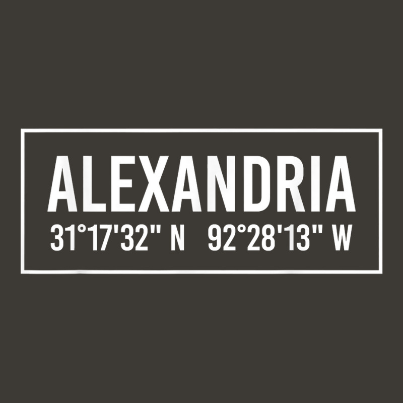 Alexandria La Louisiana Funny City Coordinates Home Gift T Shirt Bucket Hat by JahmayaWhittle | Artistshot