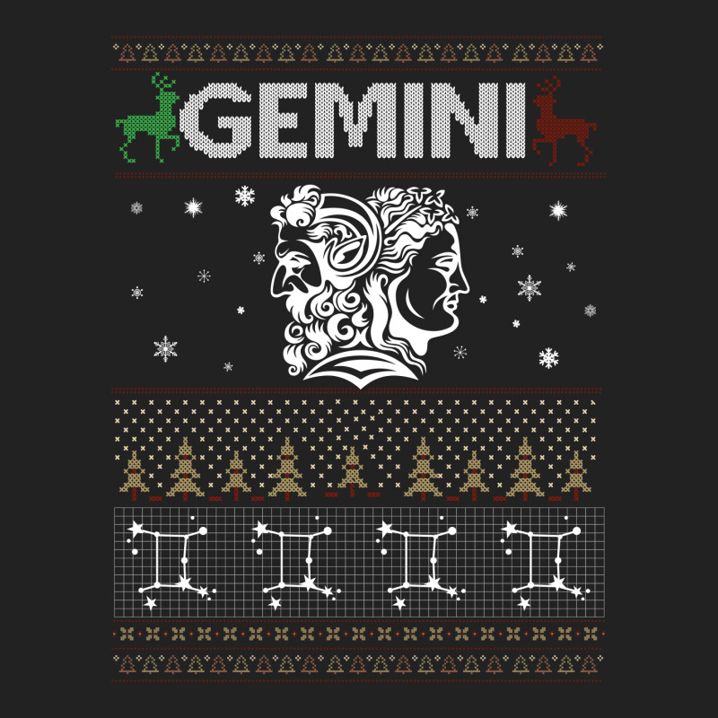 Santa Gemini Christmas Ugly T Shirts Backpack | Artistshot