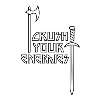 Crushs Your Enemies Merch Youth Tee | Artistshot