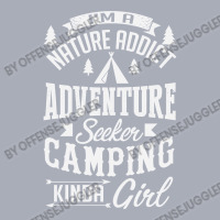 Camp Camping Girl Gifts Camper Tee Happy Camper Girls Nature Addict Ad Tank Dress | Artistshot