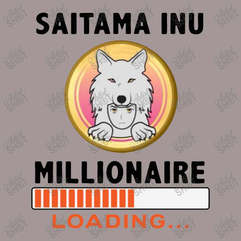 Saitama Inu Coin Crypto Token Millionaire Vintage Hoodie by jambudemak | Artistshot