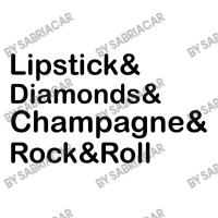 Lipstick Diamond,champagne & Rock & Roll V-neck Tee | Artistshot