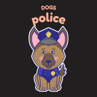 Dog Police T-shirt | Artistshot