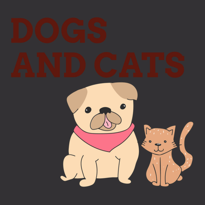 Dogs And Cat Vintage Hoodie by KimberlyKeiza | Artistshot