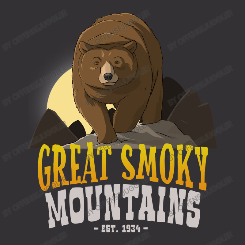 Bear Great Smoky Mountains National Park Bear 239 Forest Vintage Hoodie by offensejuggler | Artistshot