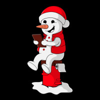 Snowman Reading Book Long Sleeve Shirts | Artistshot