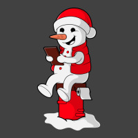 Snowman Reading Book Vintage T-shirt | Artistshot