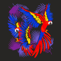 Parrot T  Shirt Birdwatching Macaw Bird Exotic Parrot T  Shirt Ladies Fitted T-shirt | Artistshot