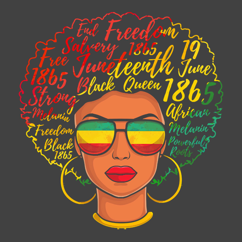 Juneteenth T  Shirt Juneteenth Freedom Day Afro Word Art Black Queen T Vintage T-Shirt by irishenchilada | Artistshot