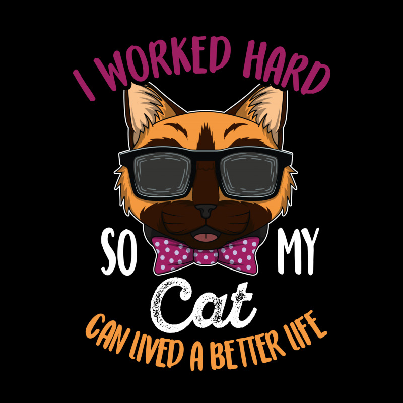 ı Worked Hard My Cat Cropped Sweater by rardesign | Artistshot