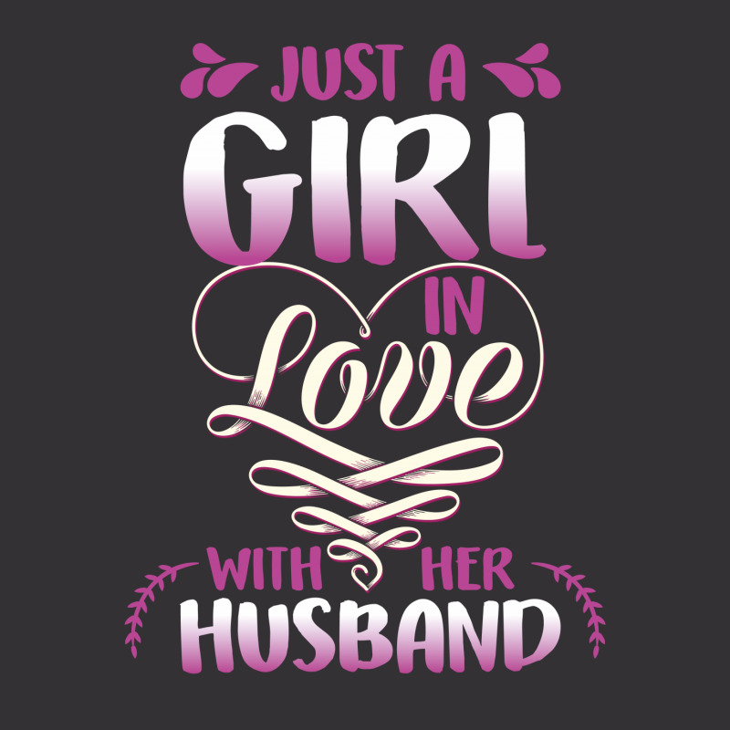 Just A Girl In Love Husband Vintage Short | Artistshot