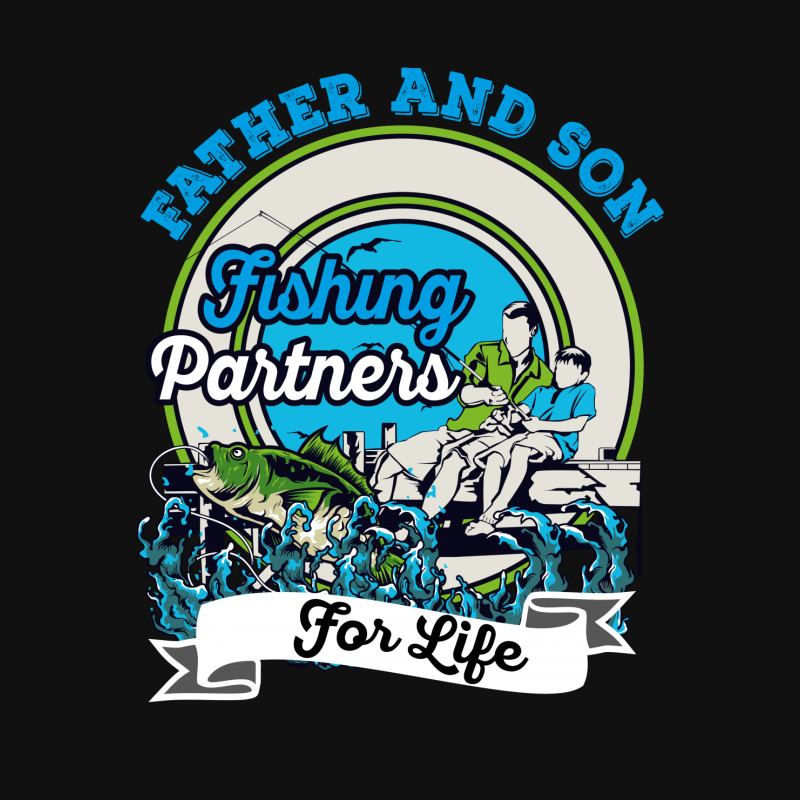 Father And Son Fishing Partners For Life Accessory Pouches | Artistshot