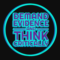 Demand Evidence Think Critically Tshirt Science Geek Tee Crop Top | Artistshot