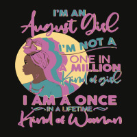 I'm An August Girl A Once In A Lifetime Woman Scorecard Crop Tee | Artistshot