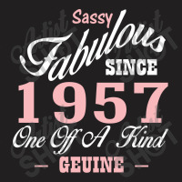 Sassy Fabulous Since 1957 Birthday Gift T-shirt | Artistshot