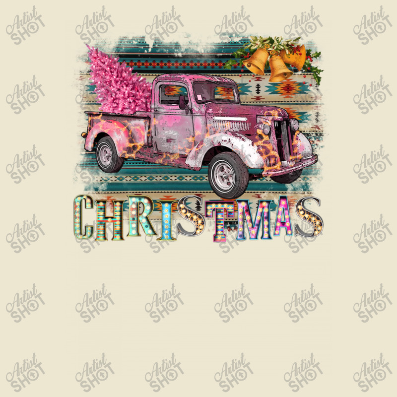 Funky Christmas Truck Cropped Hoodie | Artistshot