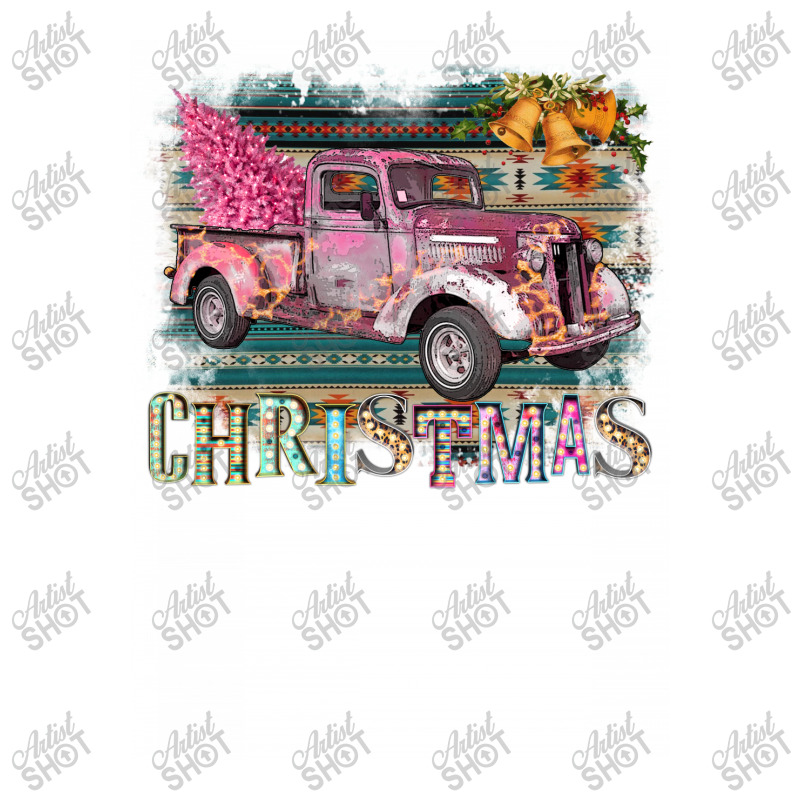 Funky Christmas Truck Women's V-neck T-shirt | Artistshot