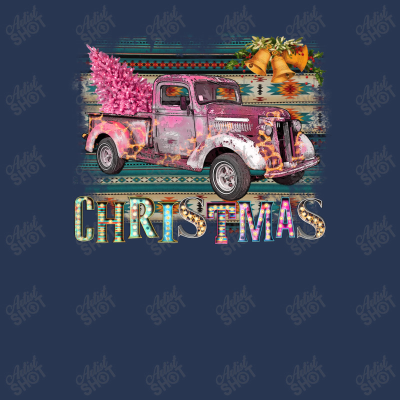 Funky Christmas Truck Ladies Denim Jacket | Artistshot